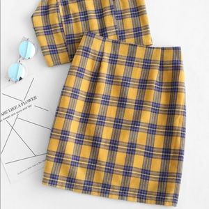 Plaid Skirt